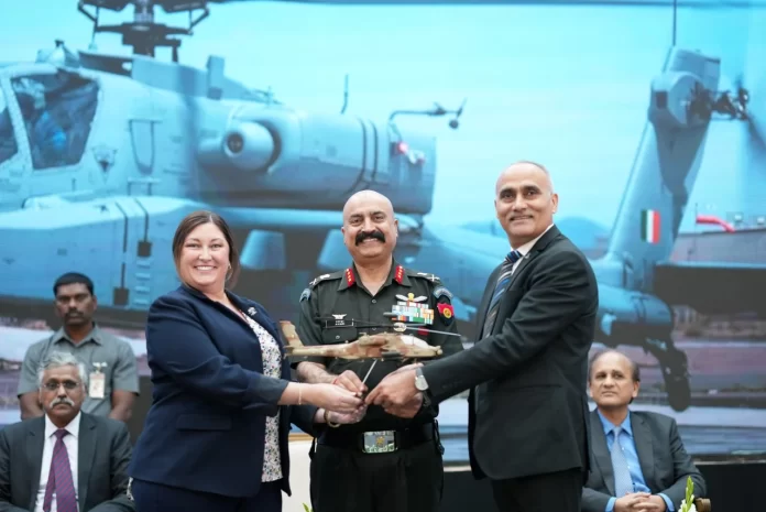 Tata Boeing Aerospace builds first fuselage for the Indian Army's AH-64E Apache Helicopter