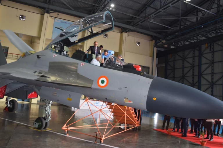 Defence Secretary at Su-30 MKI hangar