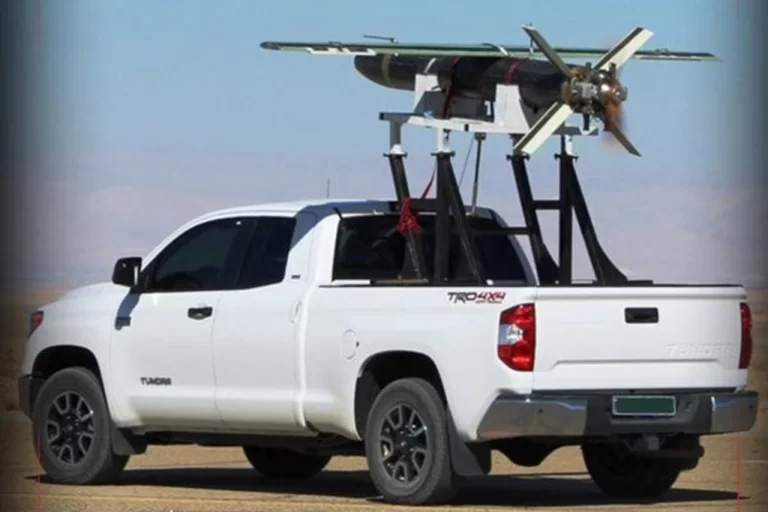 Meraj-532 Drone on a pickup