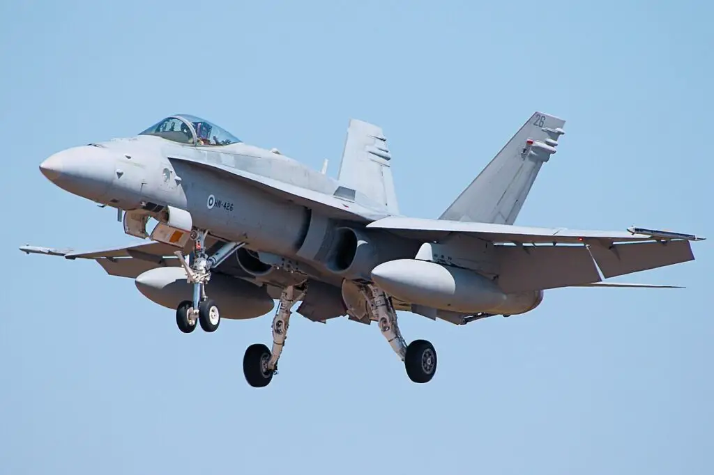 Finnish F/A 18 Hornet