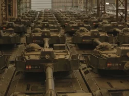 Leopard 1A5BE stored at OIP Land Systems in Belgium