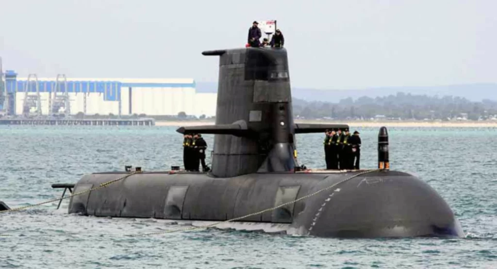 Australia's Collin Class Submarine HMAS Farncomb