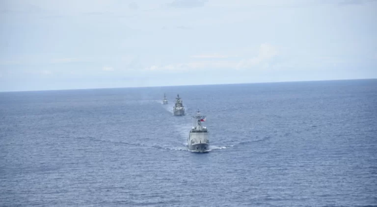 Indian and Philippine Navy drill on 23 Aug 21 in the West Philippine Sea
