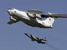Russian A-50 Early Warning Aircraft with Mig-31