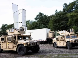 SM-6 land-based mobile containerized missile launcher