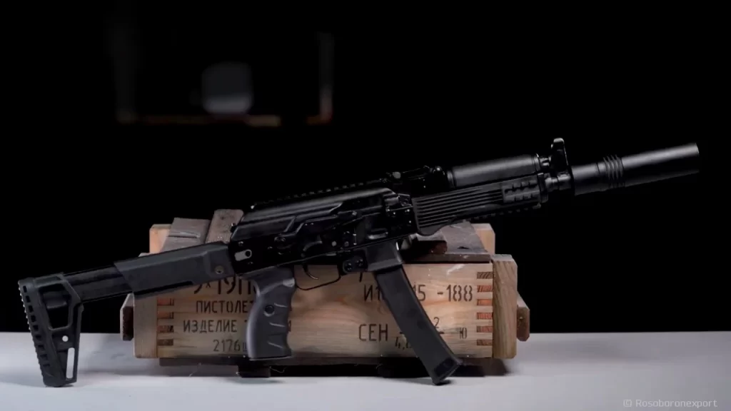 9mm Kalashnikov PPK-20 submachine gun