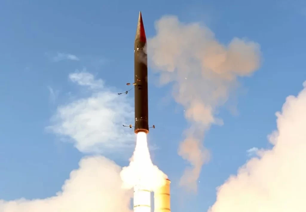 Test launch of the Arrow 3 missile defense system