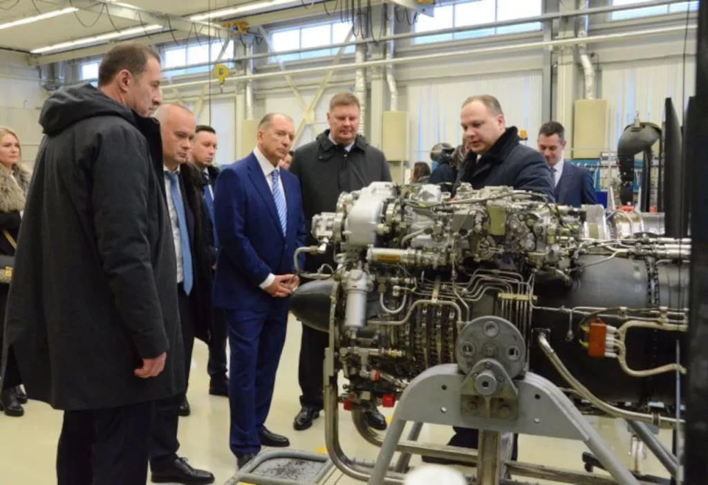 Russian Officials at Klimov Helicopter Engine Plant