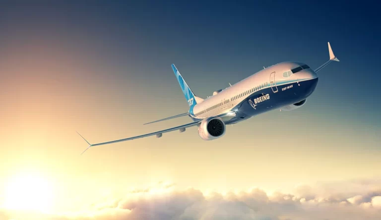 Boeing 737 MAX 9 aircraft in flight