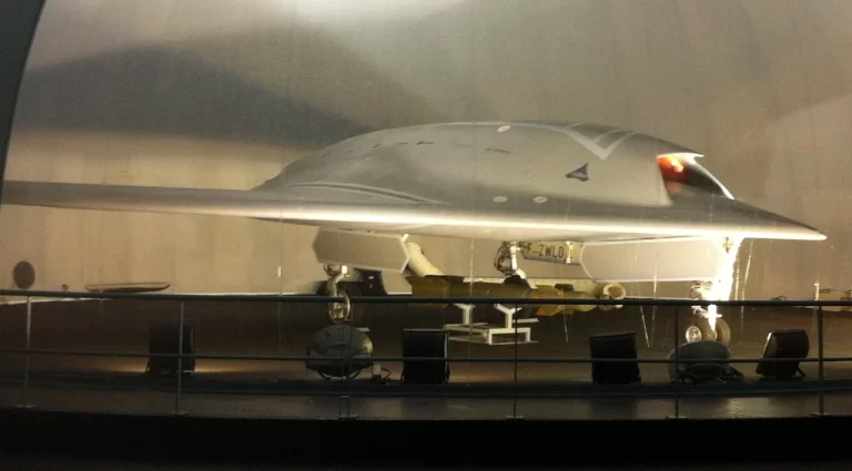 nEUROn at Paris Air Show 2013 - experimental Unmanned Combat Air Vehicle