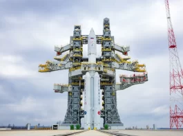 Angara 5 Rocket at Launchpad