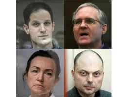 Evan Gershkovich, Paul Whelan, Alsu Kurmasheva and Vladimir Kara-Murza