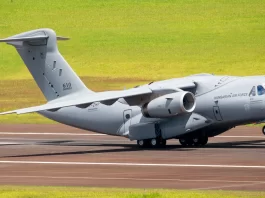 Hungary's medium military transport aircraft KC-390 Millenium