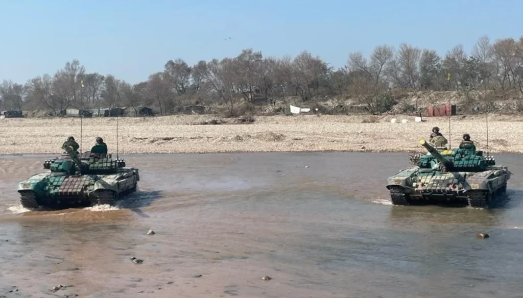 Indian Army T-72 Tanks