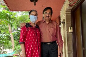 Dr Bakul Parekh with his wife Doctor Varsha My Doctor wife shows how to beat COVID 19 like a boss