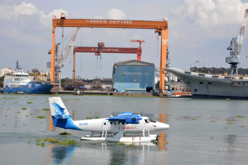 Maldivian Seaplane operates from Venduruthy channel in Kochi