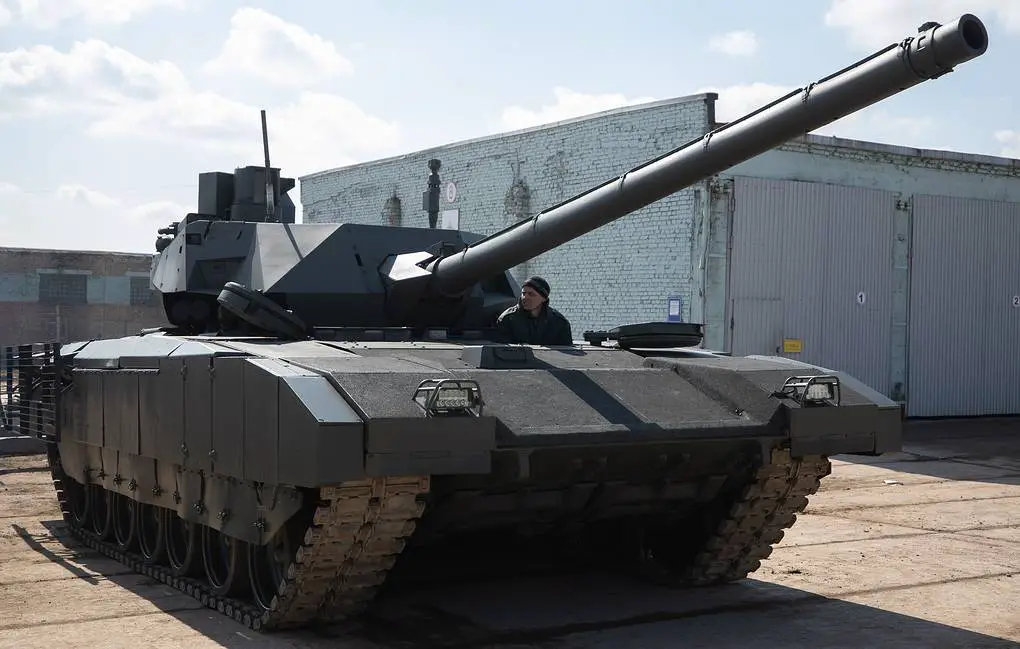 Russia Armata Tank 152 mm gun