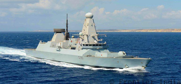 British Warship Type 45 destroyer