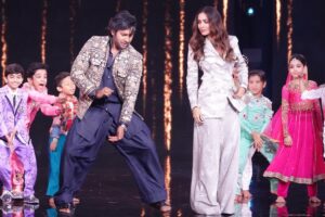 Malaika Arora and Terence Lewis in Super Dancer - Chapter 4 Bollywood Queens Special