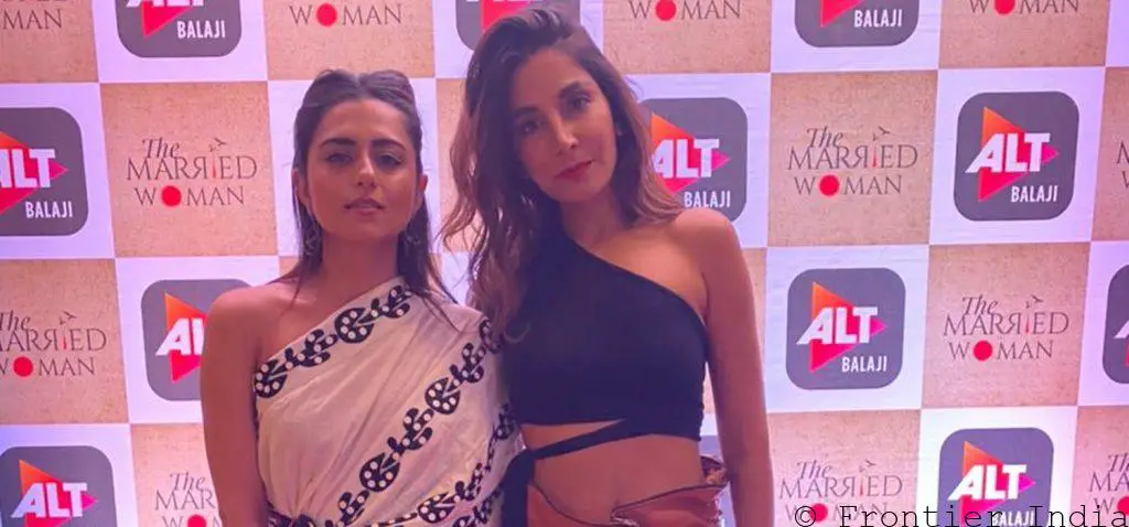 Monica Dogra and Ridhi Dogra in A Married Woman Indian Web Series