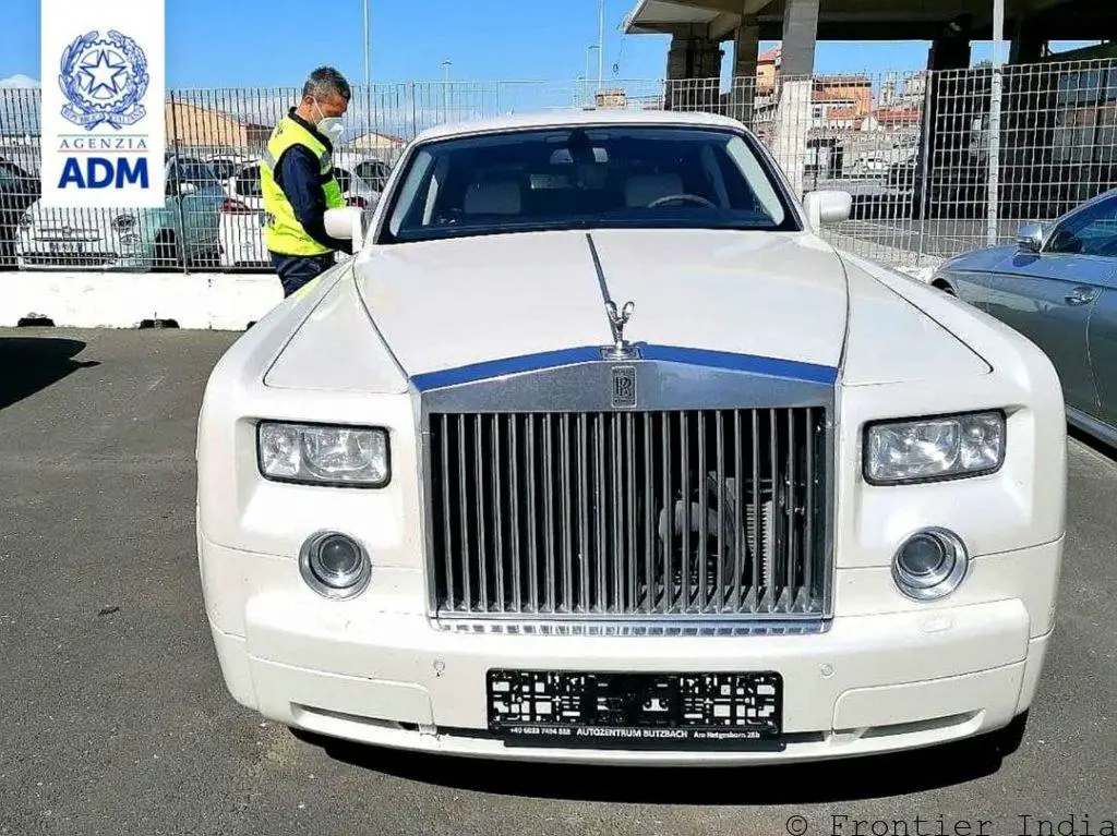 Seized Rolls Royce Car