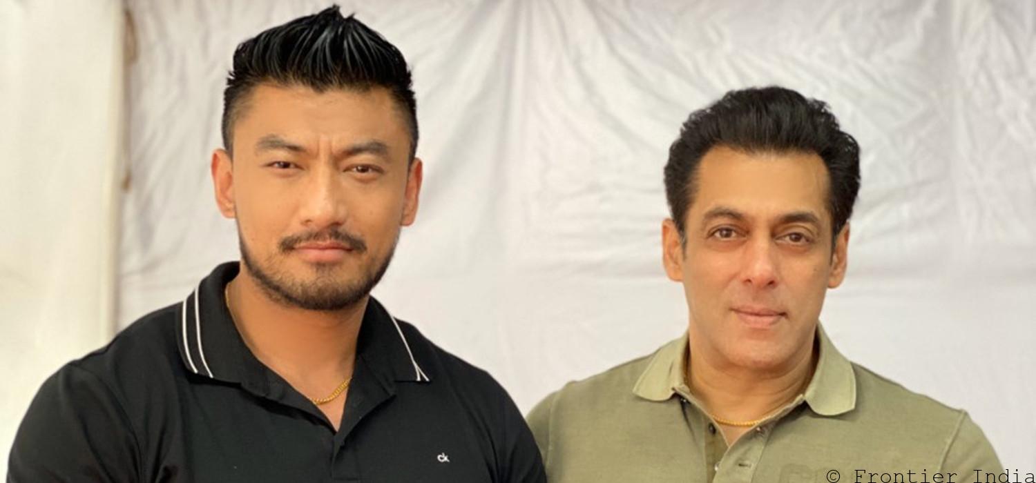 Salman Khan and Sangay Tsheltrim