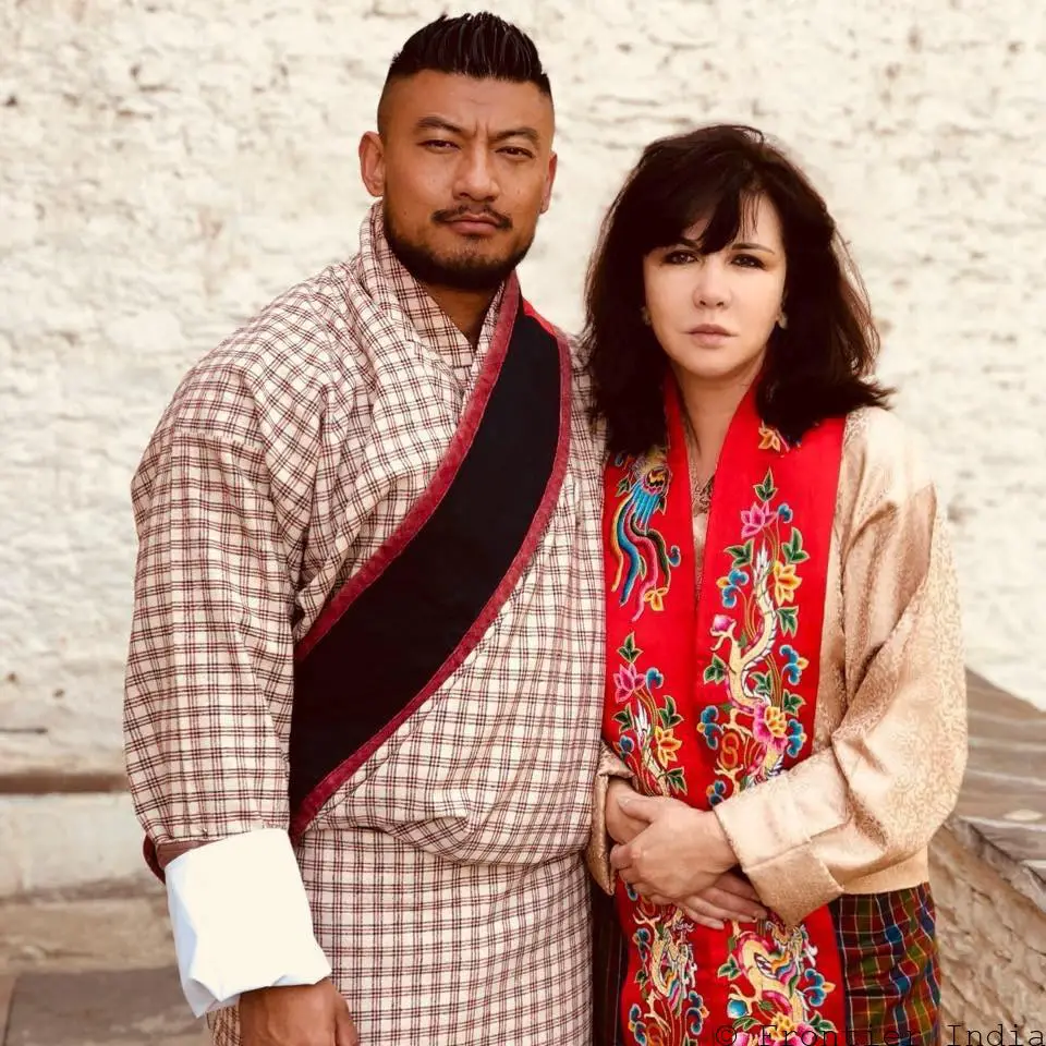 Sangay Tsheltrim with his wife