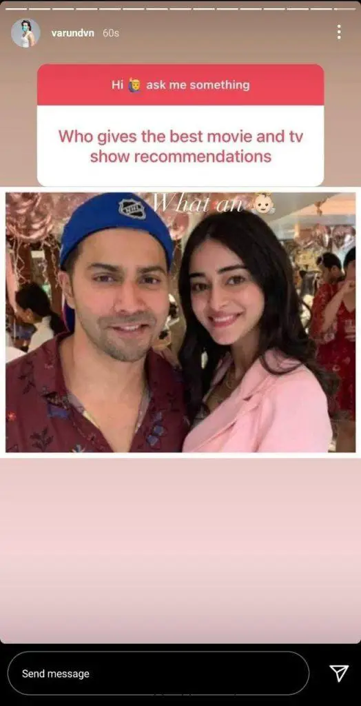 Varun Dhawan and Ananya Panday