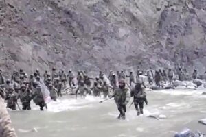 Galwan Valley Clash between the Indian Army and Chinese People Liberation Army