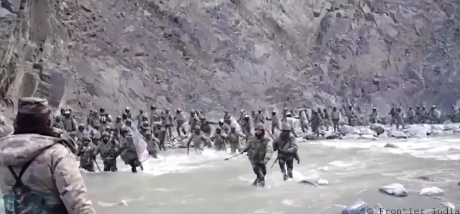 Galwan Valley Clash between the Indian Army and Chinese People Liberation Army