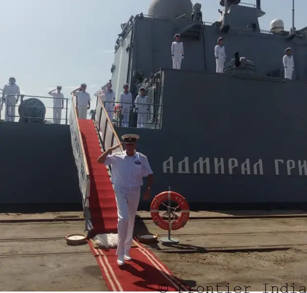 Russian Naval Ship at Port Sudan, site of Russian Red Sea base
