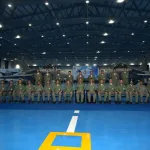 CAS, Air Chief Marshal RKS Bhadauria, along with the senior officers of EAC and officers of 101 Sqn during the induction ceremony on 28 Jul 21