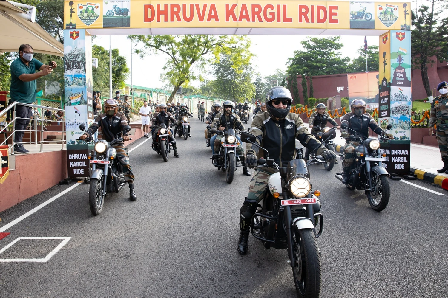 Jawa Motorcycles' Dhruva Kargil Ride 2021 in partnership with the Indian Army from Udhampur to Kargil War Memorial, Drass