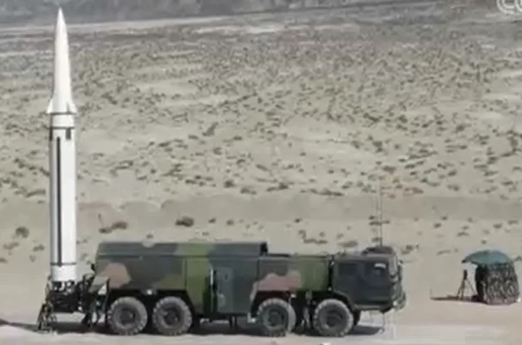 Chinese PLA SRBM test