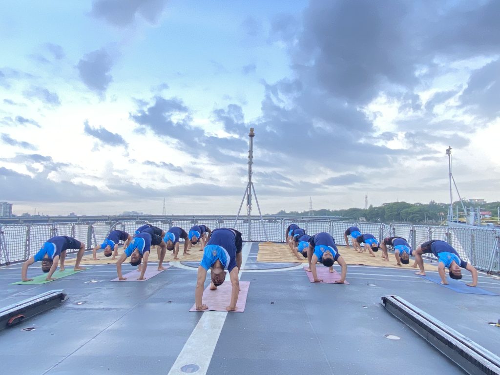Yoga Day at Sea - Indian Navy