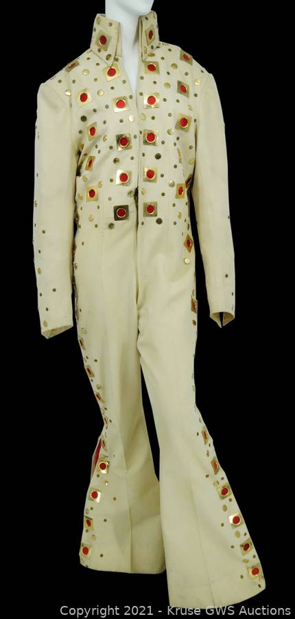 Elvis Presley white dress