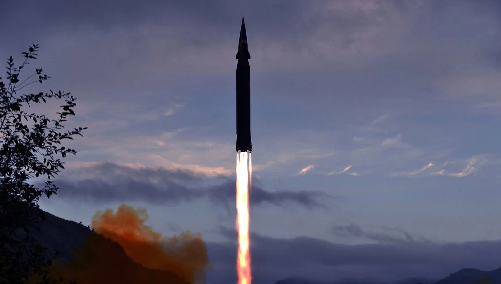 North Korea hypersonic missile Hwasong-8. Image: KCNA