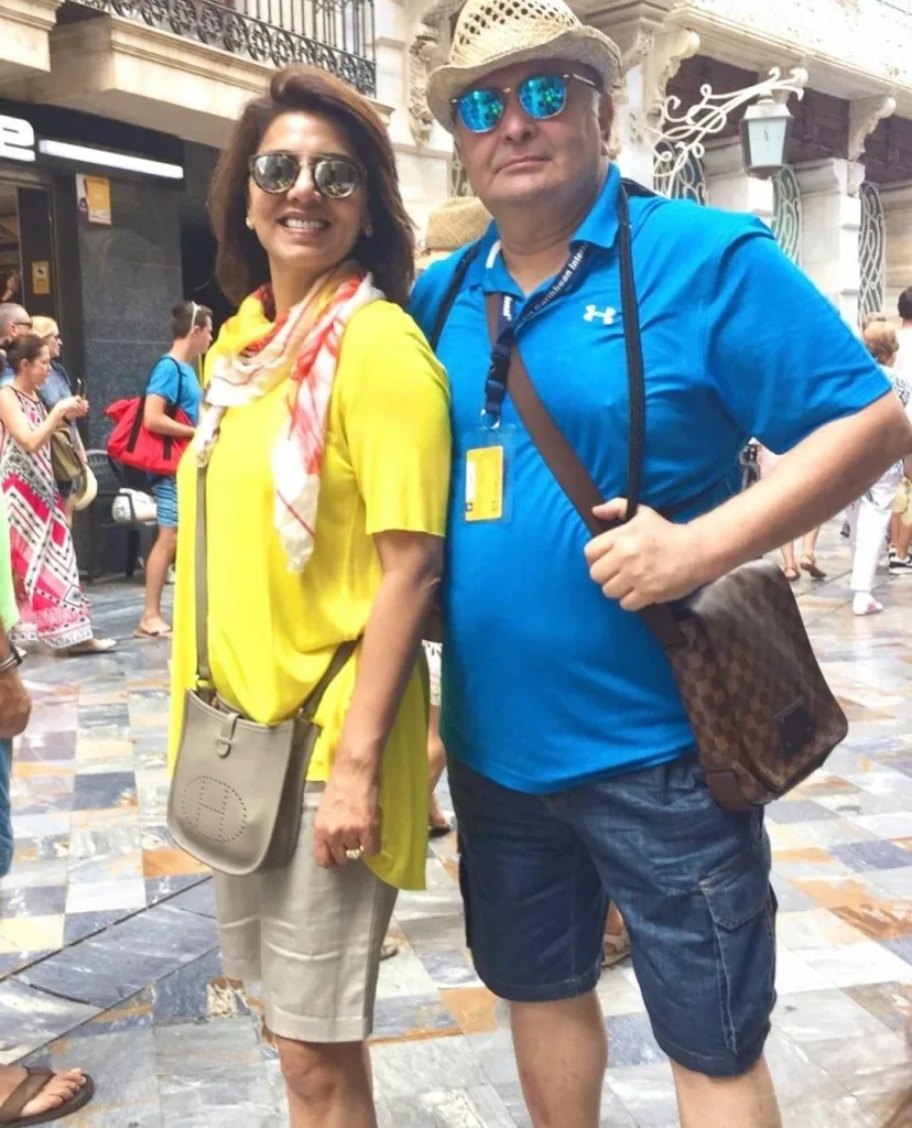 Neetu Kapoor and Rishi Kapoor in New York