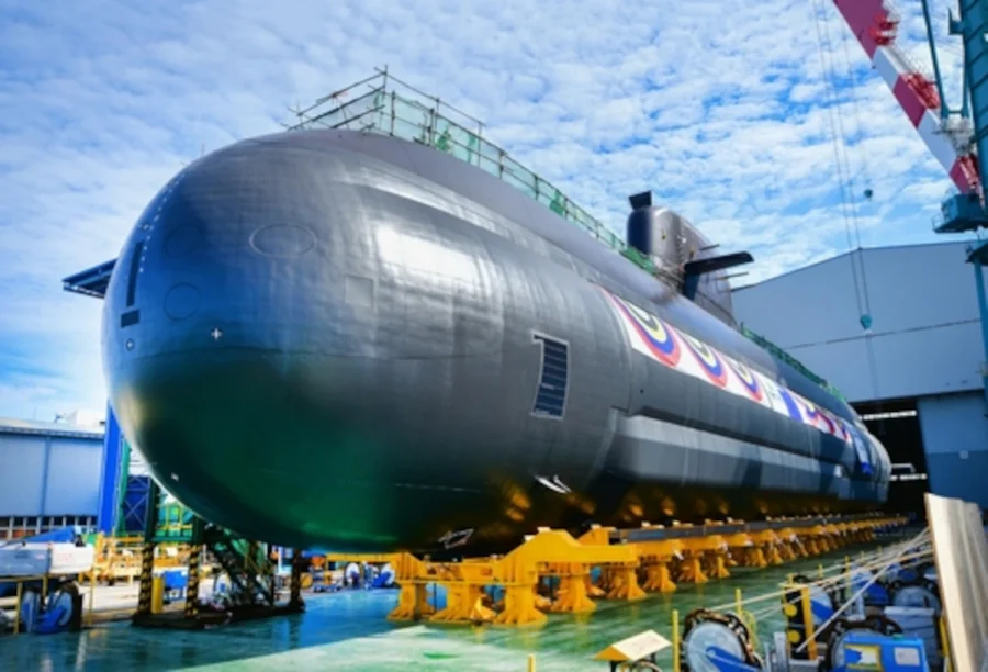 South Korean SLBM capable Changbogo-III Batch-I submarine , the Shin Chae-ho