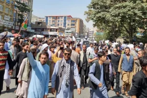 protest against Pakistan in Afghanistan