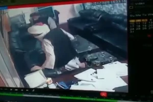 CCTV Screen Grab of alleged Taliban Men in the Kabul Gurudwara