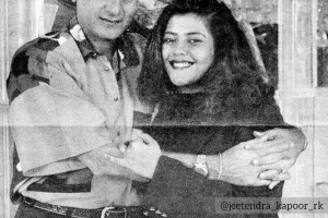 Ekta Kapoor with Jeetendra