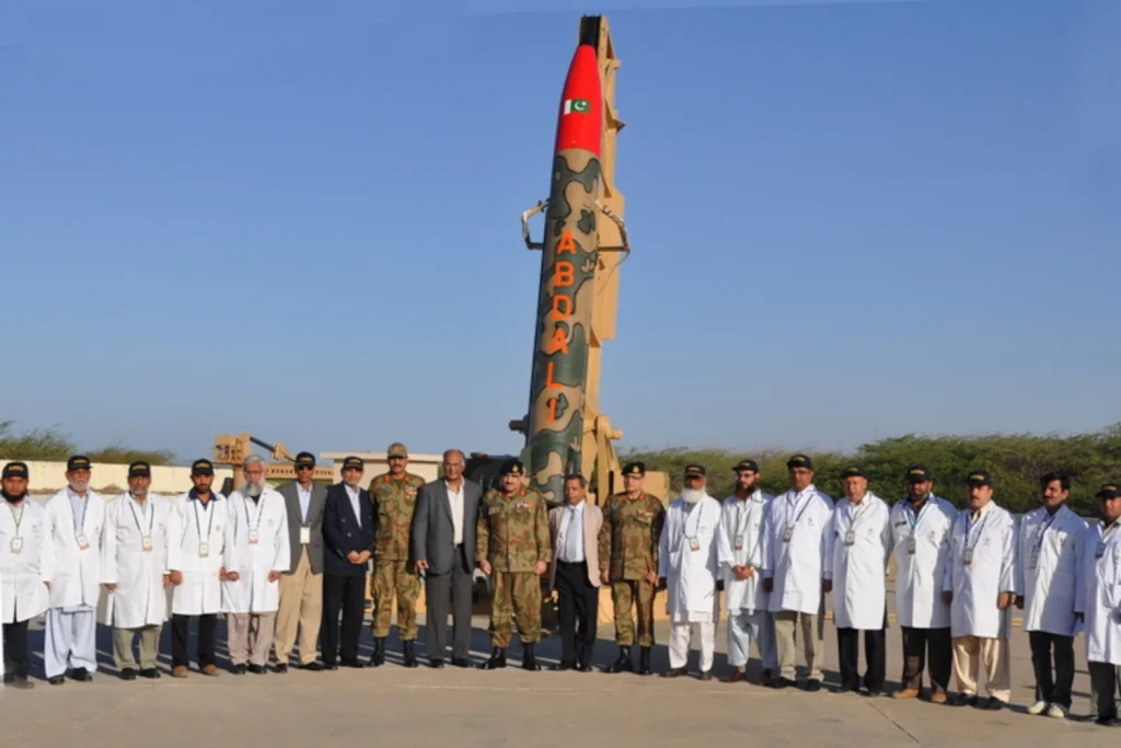 short range Surface to Surface (STS) Ballistic Missile Hataf-2 (Abdali)