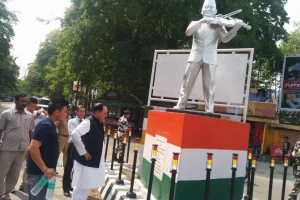 Captain Ram Singh Thakuri - Statue at Sukhna