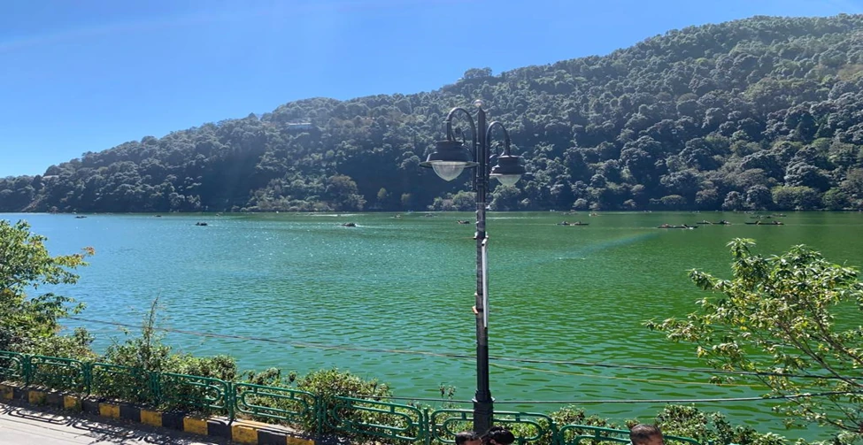 The ever emerald blue-green beautiful Nainital Lake is Paradise by itself