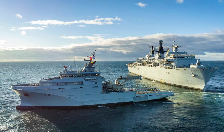 To Test New Support Ship, Royal Navy and French Navy Join Hands