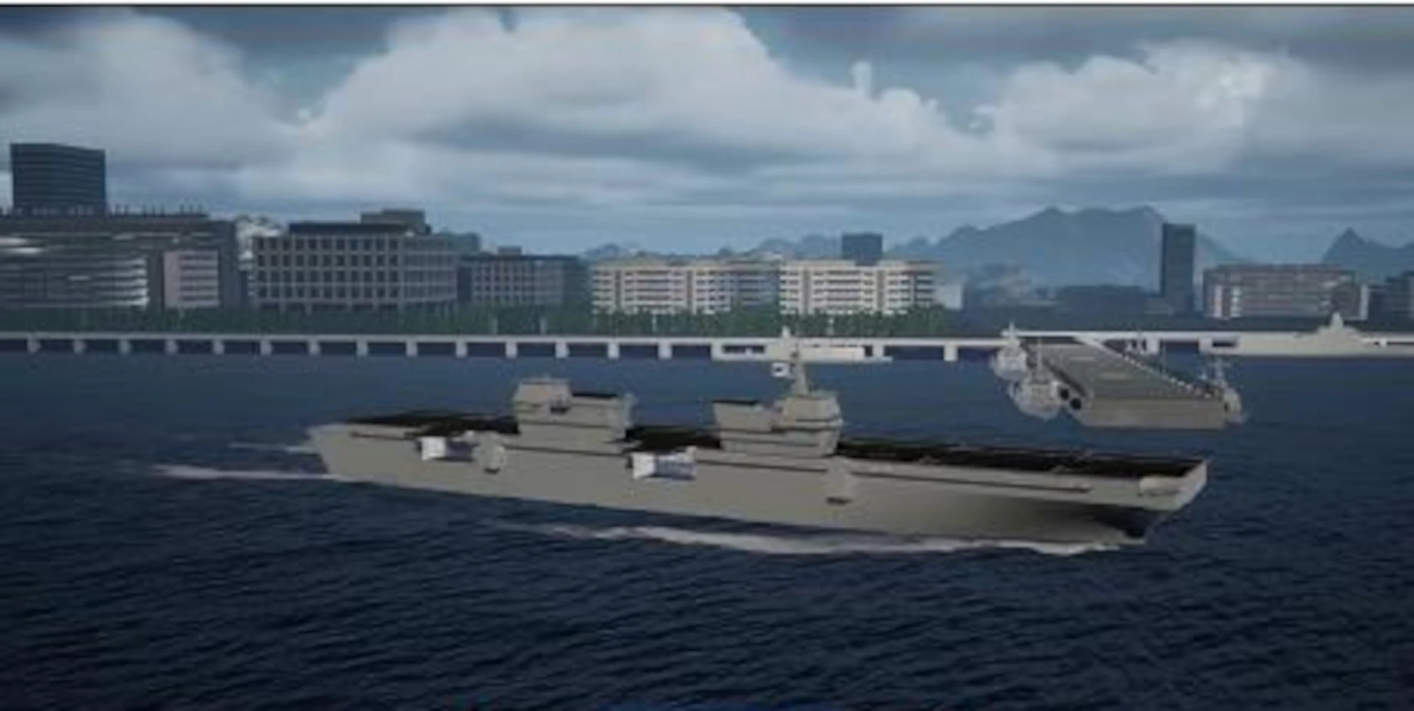 South Korea's first light aircraft carrier design