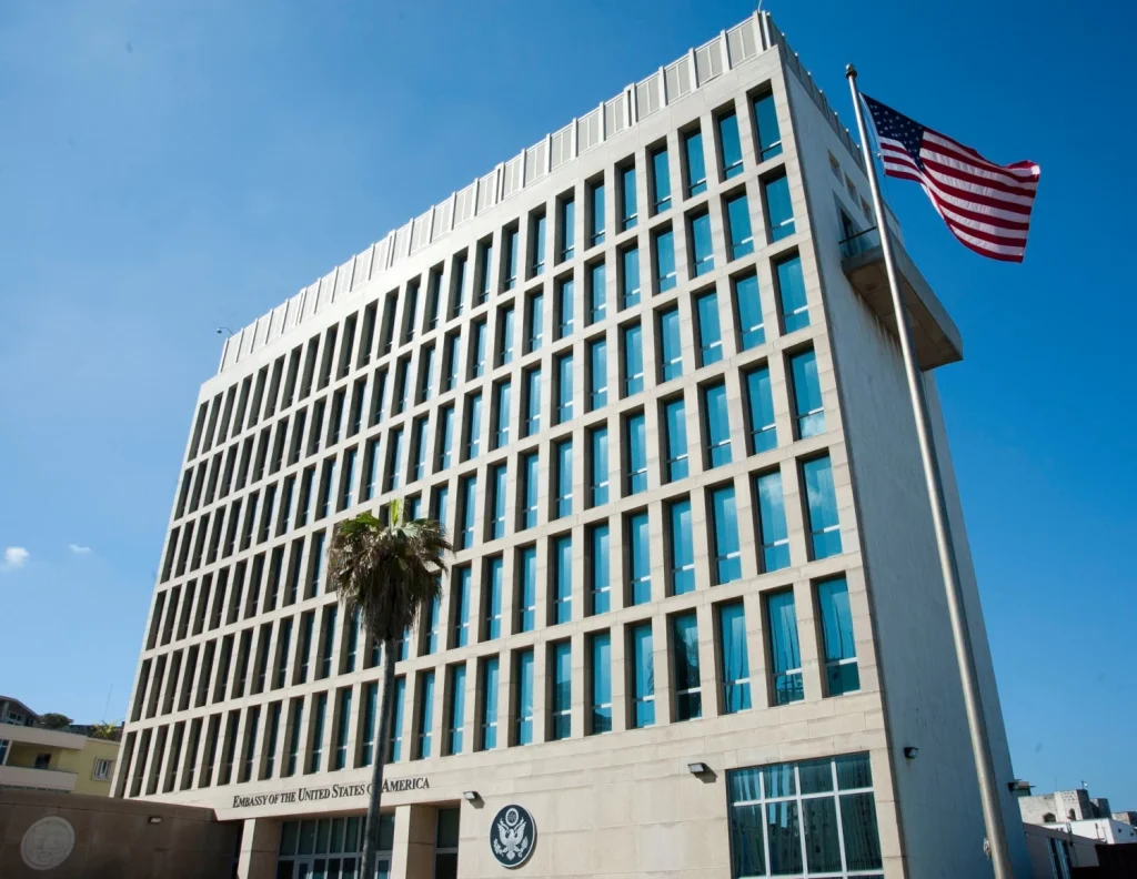 US Embassy in Havana which reported Havana Syndrome first