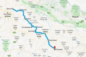 Ganga Express Highway Route
