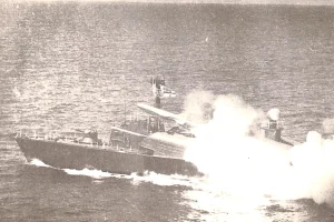 OSA Class boat firing missile